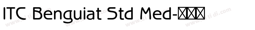 ITC Benguiat Std Med字体转换